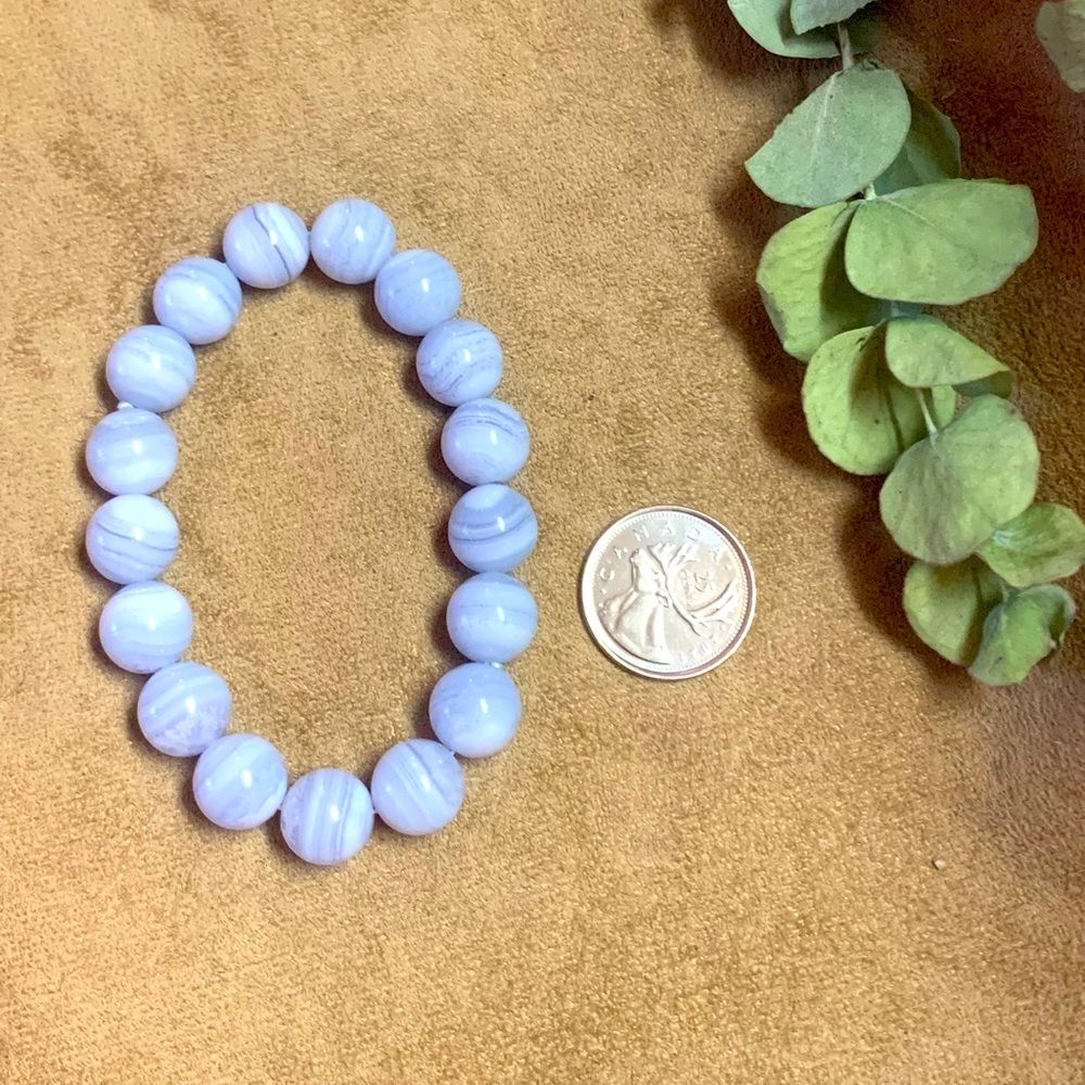 High Quality Blue Lace Agate Bracelet